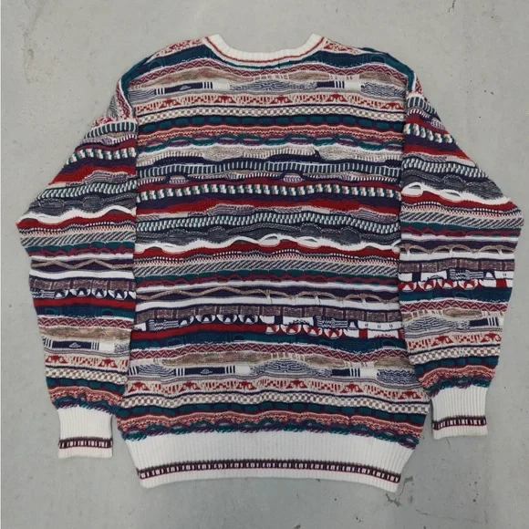 COOGI STYLE Multicolor Patterned‎ Men's Sweater - Picture 2 of 6